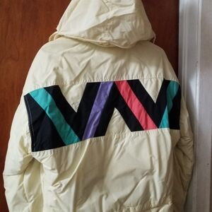 Colorful Chevron Hooded Jacket